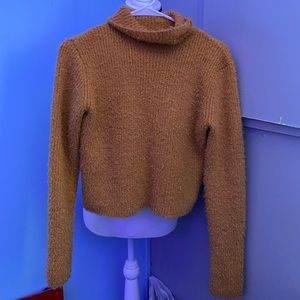 A medium crops, turtle neck sweater, super cute and comfortable